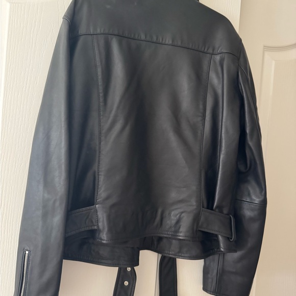 Quince Women’s Genuine Leather Jacket - Black - XL - NWT - Picture 2 of 6